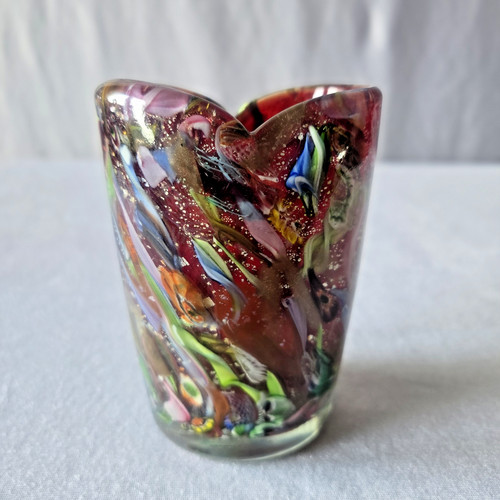 Vaso murano alto dino - cm,,