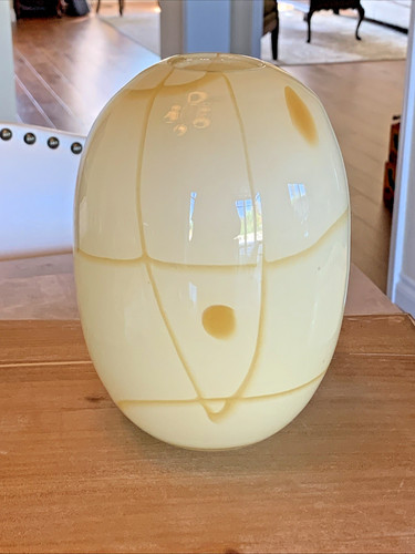 Vaso vetro arte italiana