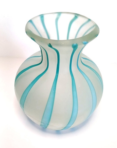 Vaso righe vetro di - in,