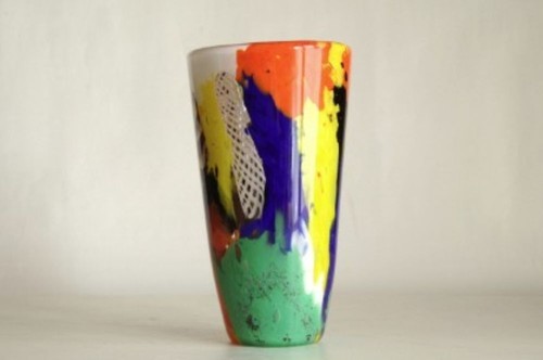 Vaso vetro murano anni - in,